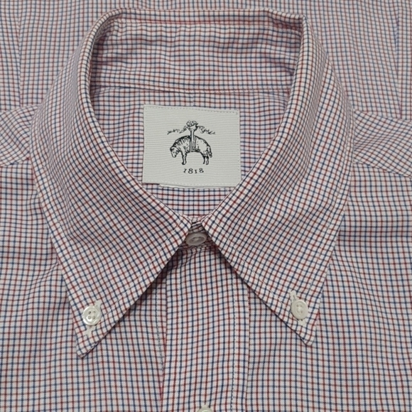 Brooks Brothers Black Fleece Collection Plaid Top - Picture 8 of 9